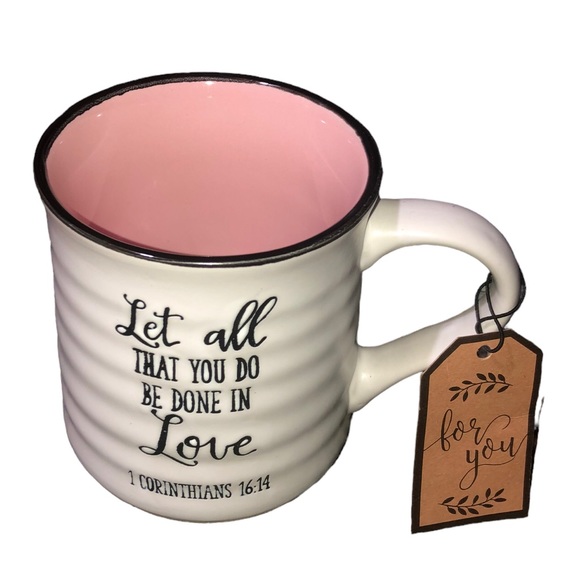 “ Let all that you do be done in love “ mug - Picture 2 of 5